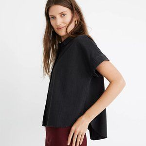Madewell Denim Hilltop Shirt in Lunar Wash Small
